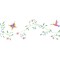 Hummingbird and Vine Wall Stencil | 2821 by Designer Stencils | Animal & Nature Stencils | Reusable Art Craft Stencils for Painting on Walls, Canvas, Wood | Reusable Plastic Paint Stencil for Home Makeover | Easy to Use & Clean Art Stencil